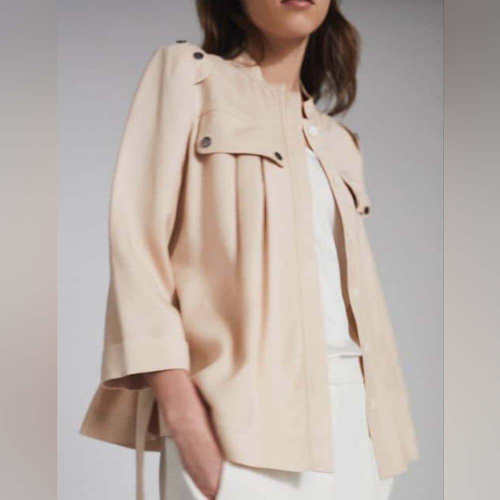 NWT REISS | $330 Olivia Utility Shirt Jacket - Picture 6 of 9